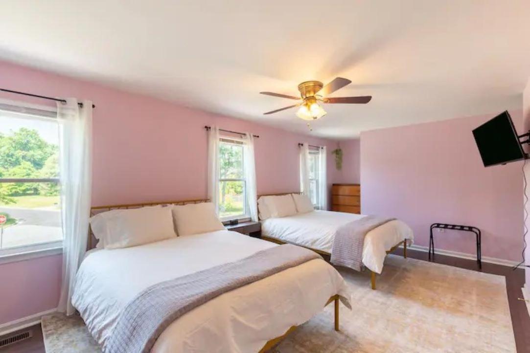 Lrge 5 Bedroom 9 Beds Near Dc-Pool, Hot Tub, Gym, Game Rm, Fire Pit Bowie Exterior foto